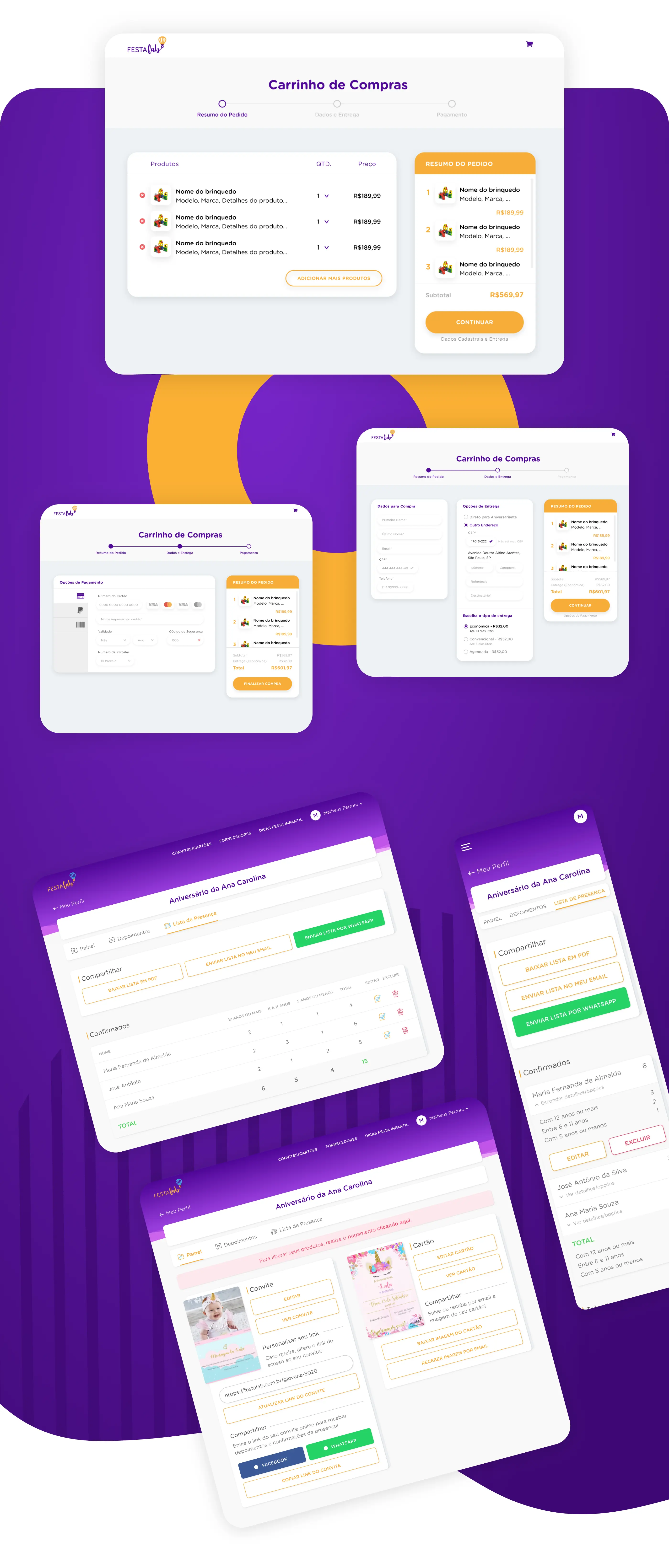 FestaLAB — B2C sales flow and checkout