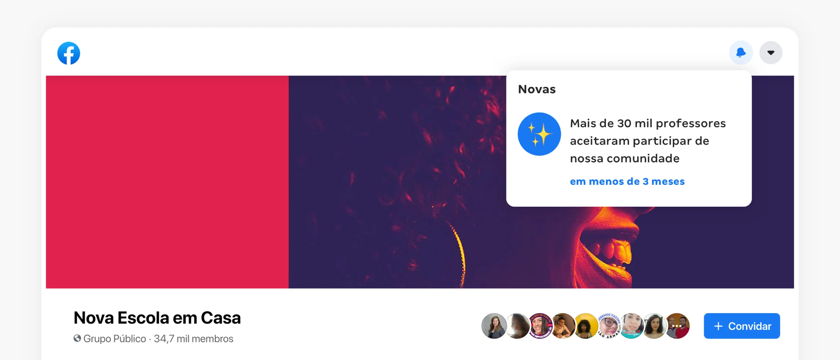 Facebook group interactions with educators